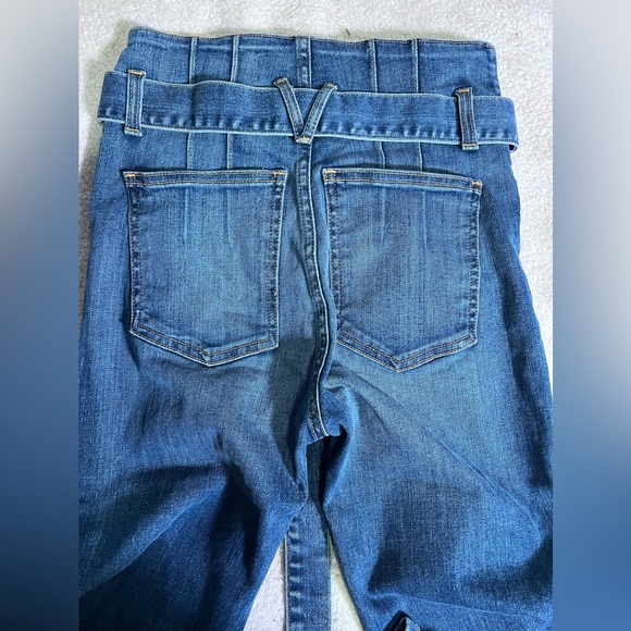 Veronica Beard Rosanna Corset Wide Leg Jeans 25/0 - Picture 14 of 16